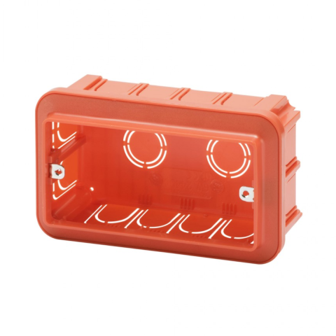 Accesorii prize si intrerupatoare - Doza aparat Gewiss, 4 module GW24404, montaj sub tencuiala, 1 buc