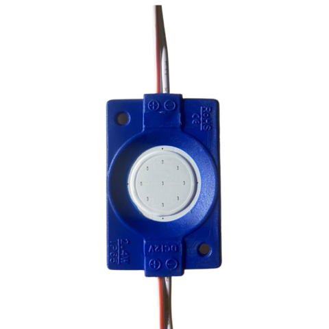 Iluminat & electrice - Modul LED COB ALBASTRU DeLight, 9 LED-uri 2.4W/200lm/IP65/12V, 1 buc