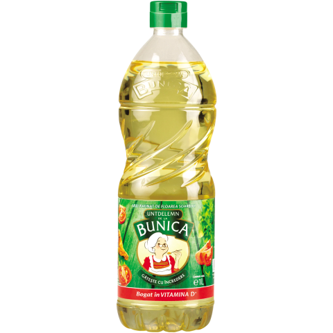 Bacanie - Ulei de floarea soarelui Bunica cu vitamina D, 1 L