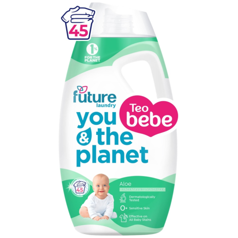Detergenti Lichizi - Detergent de rufe concentrat Teo Bebe baby Aloe, 45 spalari, 1.8 l