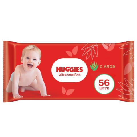 Jucarii, Copii & Bebe - Servetele Umede Huggies, Ultra Comfort, 56 buc