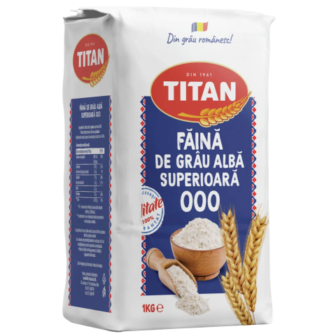 Alimente de baza - Faina alba superioara Titan tip 000, 1 kg