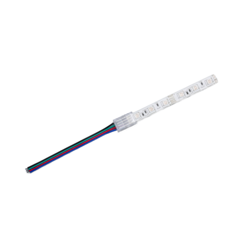 Accesorii corpuri de iluminat - Conector Alimentare Pt Banda LED Spin Electrice SPN6889A, Smd Rgb Ip65 12v/24v Pcb 10mm PIN 7.2mm 12cm, 1 buc