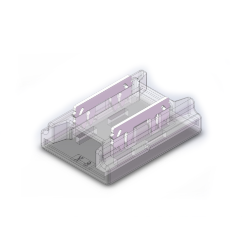Accesorii corpuri de iluminat - Conector Prelungire "I" Pt Banda LED DeLight SPN6882C, Ip20 12v/24v Pcb 10mm PIN 6.7mm, 1 buc