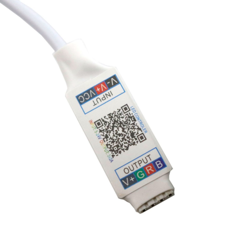 Accesorii corpuri de iluminat - Mini-controller Bluetooth banda LED DeLight DL66520J, RGB, 12V, 72W, 6A, 1 buc