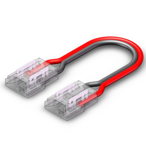 Accesorii corpuri de iluminat - Conector Cablu Conector Pt Banda LED Spin Electrice SPN6881H, Pcb 8mm Ip20 12v/24v, 1 buc
