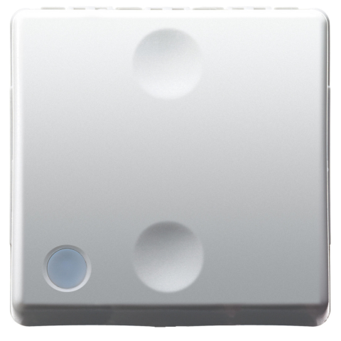 Intrerupatoare - Intrerupator modular cap scara Gewiss GW20589, alb, 2 module, 1 buc