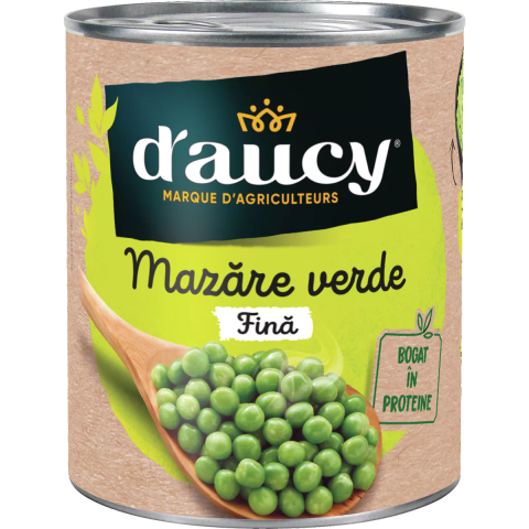 Conserve - Mazare verde fina Daucy, 800 g