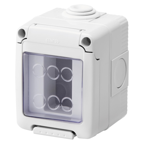 Accesorii prize si intrerupatoare - Rama Aplicata pe tencuiala Gewiss IP55, 1 modul GW27041, montaj aplicat, 1 buc