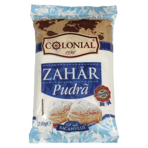 Alimente de baza - Zahar pudra Colonial, 250 g