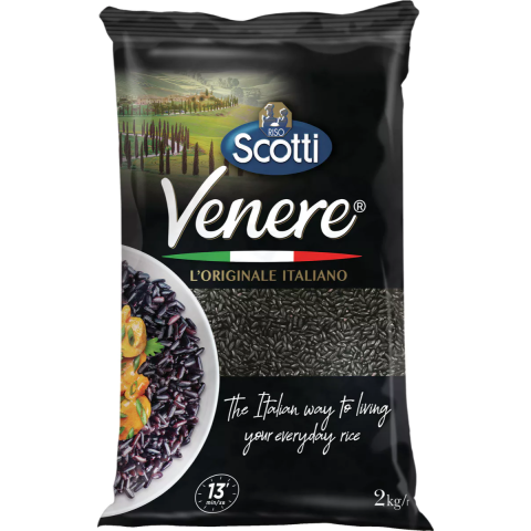 Bacanie - Orez Negru Venere Riso Scotti, 2 Kg