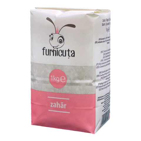 Alimente de baza - Zahar cristal alb Furnicuta, 1 Kg