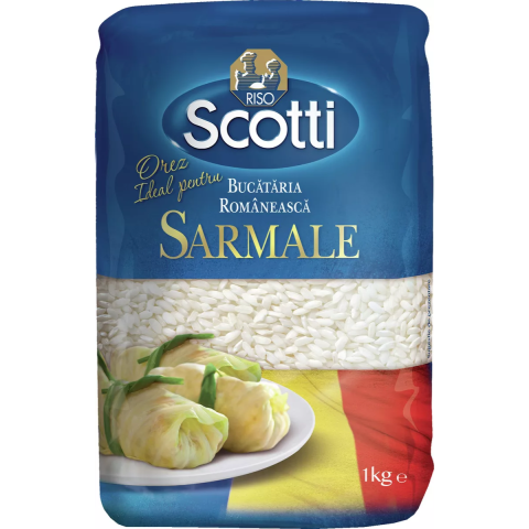 Bacanie - Orez romanesc sarmale Riso Scotti, 1 kg