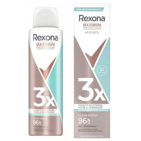 Ingrijire Personala & Cosmetice - Antiperspirant Deo Rexona Maximum Protection CLEAN FRESH, 150 ml