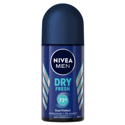 Ingrijire Personala & Cosmetice - Antiperspirant roll-on pentru barbati, Nivea Men, Dry Fresh, 72 h, 50 ml