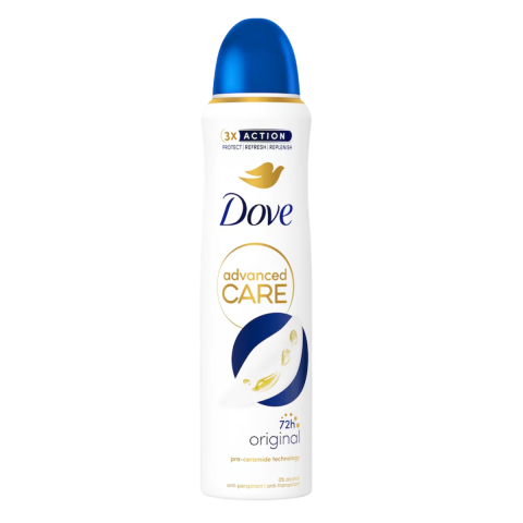 Ingrijire Personala & Cosmetice - Antiperspirant spray Dove Advanced Care Original, 72 h, 150 ml