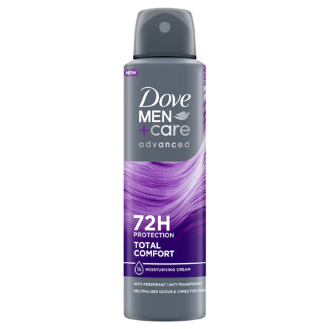 Ingrijire Personala & Cosmetice - Antiperspirant Spray Dove Men+Care Advanced Total Comfort, 72 h, 150 ml