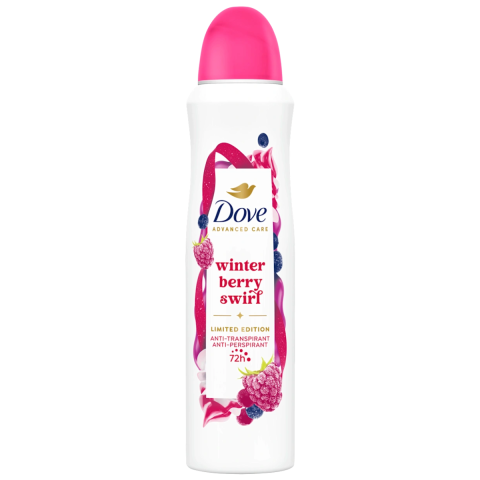Ingrijire Personala & Cosmetice - Antitranspirant Deospray Dove Advanced Care Winter Berry Swirl, 72 h, 150 ml