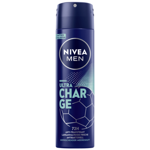 Ingrijire Personala & Cosmetice - Antitranspirant Deospray NIVEA MEN Ultra Charge, 72 h, 150 ml