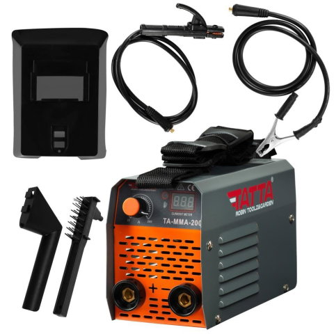 Casa, Gradina & Bricolaj - Aparat de sudura Tatta TA-MMA-200, electrod 1.6-3.2 mm, accesorii incluse