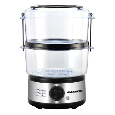 Electrocasnice & Climatizare - Aparat gatit cu aburi Hausberg HB-1350, 4.8L, 400 W
