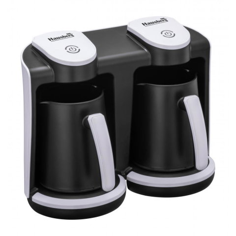Electrocasnice & Climatizare - Aparat pentru preparat cafea turceasca Hausberg HB-3820AB, 2 recipiente, 400+400 W