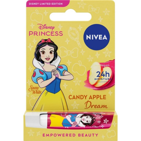 Ingrijire Personala & Cosmetice - Balsam de buze Nivea Wild Candy Apple Dream, Disney, 4,8g