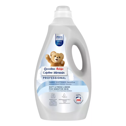 Balsam de rufe concentrat Coccolino Professional Sensitive, 200 spalari, 5 L