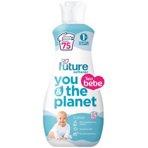 Curatenie & Intretinere - Balsam de rufe Teo Bebe baby Bumbac, 75 spalari, 1.5 L