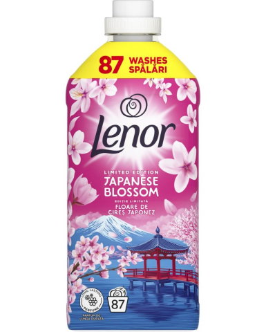 Curatenie & Intretinere - Balsam de rufe Lenor Japanese Blossom, ed. limitata, 1.827 L, 87 spalari