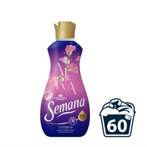 Curatenie & Intretinere - Balsam de rufe Superconcentrat Semana Aura Confidence, 1.2L, 60 spalari