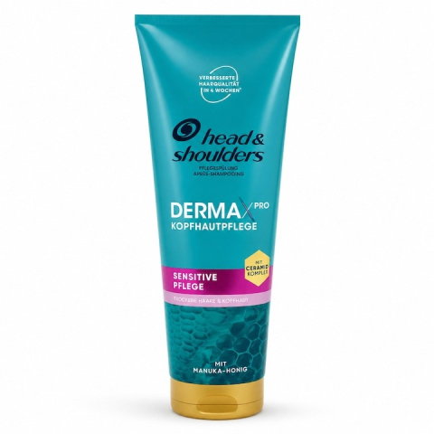 Sampon - Balsam Head & Shoulders Derma X Pro Sensitive Care cu miere de Manuka, 220 ml