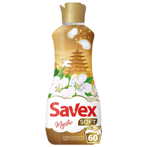 Ingrijire Haine - Balsam pentru Rufe, Savex Soft, Concentrat Mystic, 60 spalari, 1.5 L