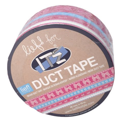 Birotica & Papetarie - Banda adeziva Itz Duct Tape, 10 m x 4.8 cm, Fundite Lief