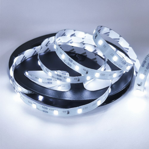 Casa, Gradina & Bricolaj - Banda LED 12V 14.4W/M 60LED/m, IP65 R5050, 6500K, Delight DL66516 - rola 5m
