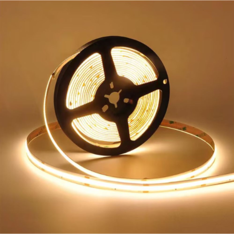 Benzi LED - Banda LED COB 300LED/m 12W/m IP20 3000K 12V, Spin SPN6814, 5m, 1 buc