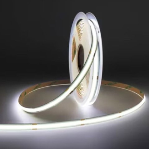 Benzi LED - BANDA LED COB 480 LED/m 12W/m 6000K 24V IP67 PCB 8mm, Spin SPN6833, 5m/rola