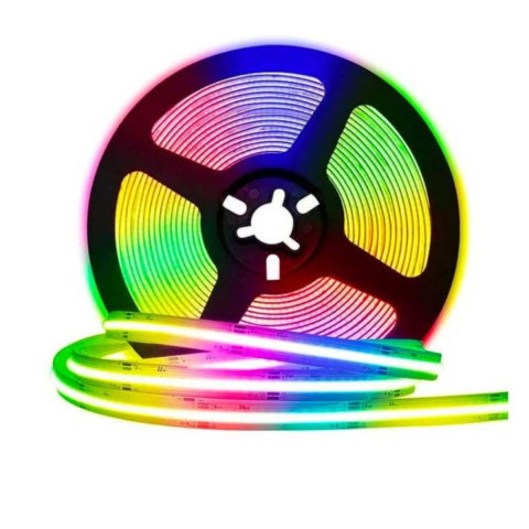 Benzi LED - BANDA LED COB RGB 672 LED/m 21W/m 24V, Spin SPN6816R, 5m/rola