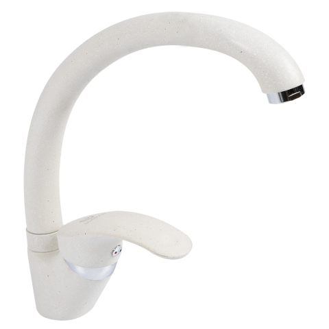 Casa, Gradina & Bricolaj - Baterie monocomanda pipa mobila 210mm alb