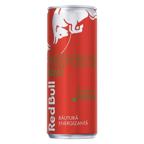 Bacanie - Bautura Energizanta Red Bull Pepene Rosu, SGR 1X250 ml
