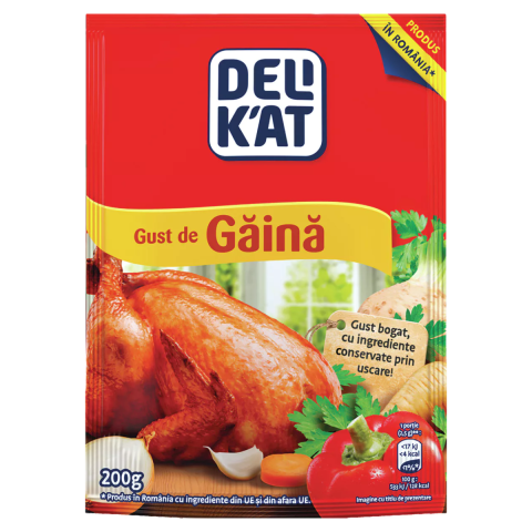 Condimente & Mixuri - Baza de mancare Delikat, Gust de gaina, 200 g
