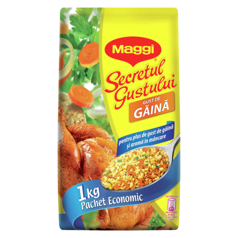 Bacanie - Baza pentru mancare cu gust de gaina Maggi Secretul Gustului, 1 kg