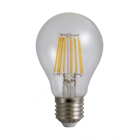 Becuri - Bec Filament E27, model A60, 12W, 3000K, lumina calda, Spin SPN6617B,1 buc