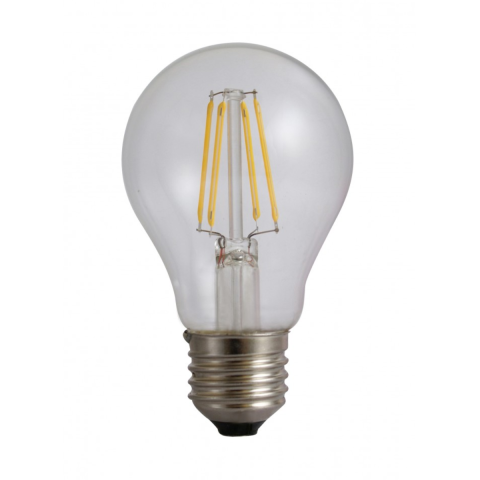 Casa, Gradina & Bricolaj - Bec Filament E27, model A60, 4W=45W, 3000K, lumina calda, Spin SPN6611, 1 buc