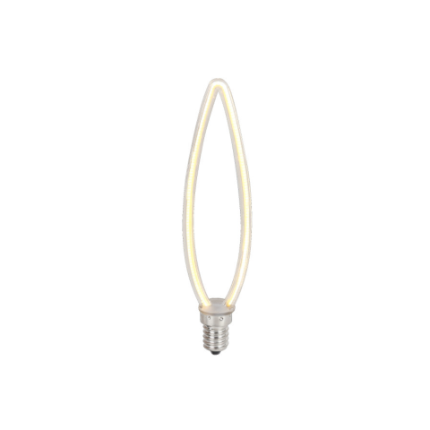 Casa, Gradina & Bricolaj - Bec LED Neon Lumanare 4W/2200K/360lm, Spin SPN6671A, 1 buc