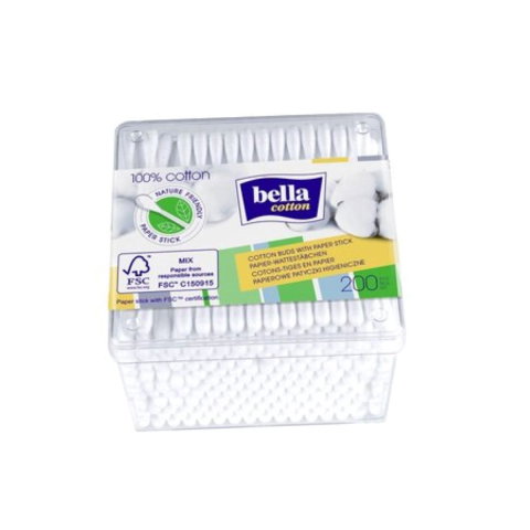 Produse demachiere si curatare - Betisoare igienice Bella Cotton, 200 buc