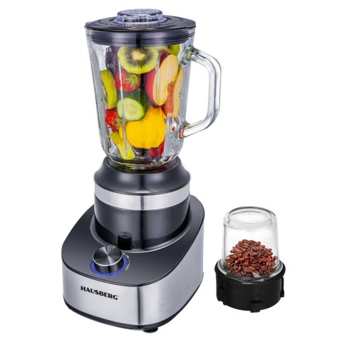 Electrocasnice & Climatizare - Blender 2 in 1 Hausberg HB-7765, 400-500 W, 1.5 L, 3 viteze