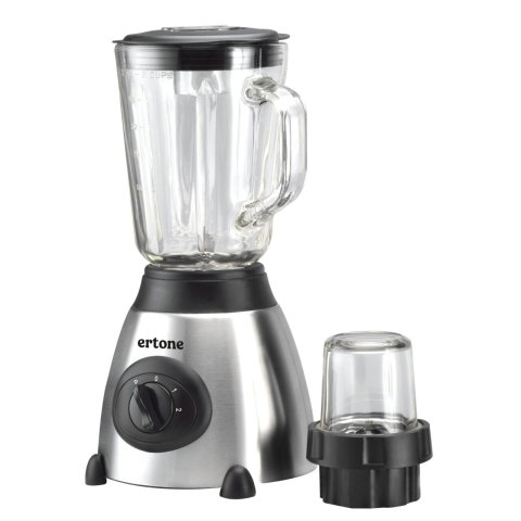 Electrocasnice & Climatizare - Blender cu rasnita Ertone ERT255IN, bol sticla 1.5L, 400 W, 2 viteze