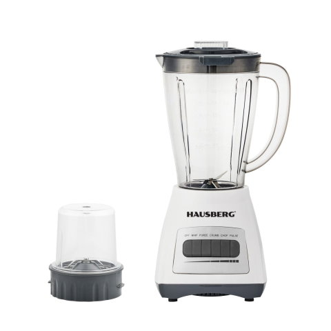 Electrocasnice & Climatizare - Blender cu rasnita Hausberg HB-7770AB, 500 W, 4 trepte de viteza, vas din plastic gradat de 1.5L