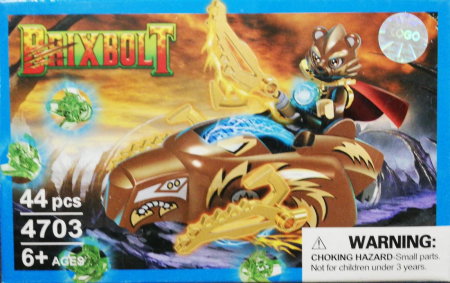 Jocuri - Brixbolt: Bear. Set lego luptatori galactici